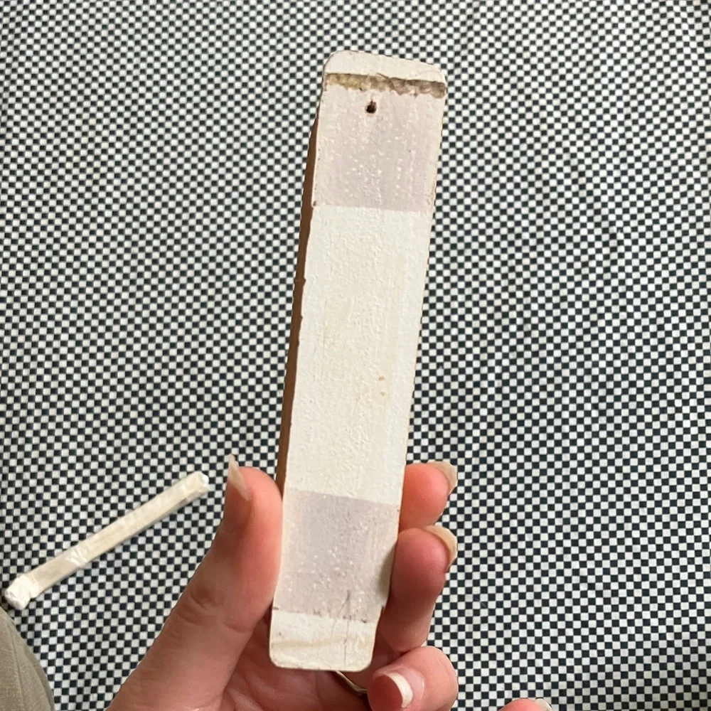 Mezuzah in Sky Blue Gold & Pearls - Picture 5 of 7